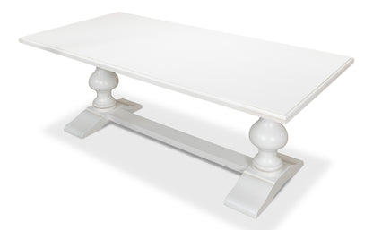 Lionisio Trestle Table, Cortina White