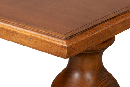 Lionisio Trestle Table, Noce Antica