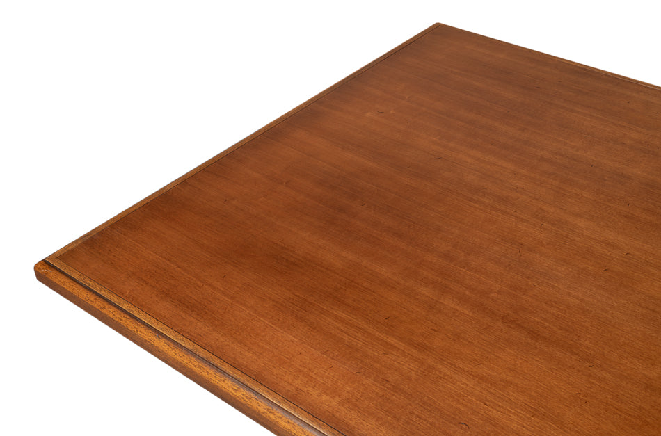 Lionisio Trestle Table, Noce Antica