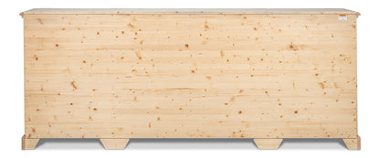 Crested Wall Cabinet, Carmine Legno Tran