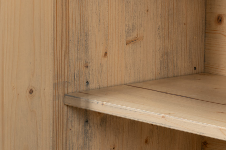 Crested Wall Cabinet, Carmine Legno Tran