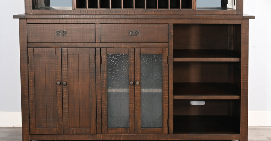 Sunny Designs 80" Transitional Wood Buffet - Homestead Hills