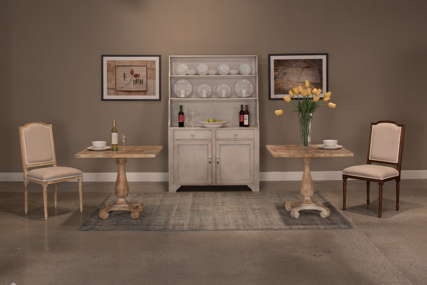 Bistro Table, Antique Oak