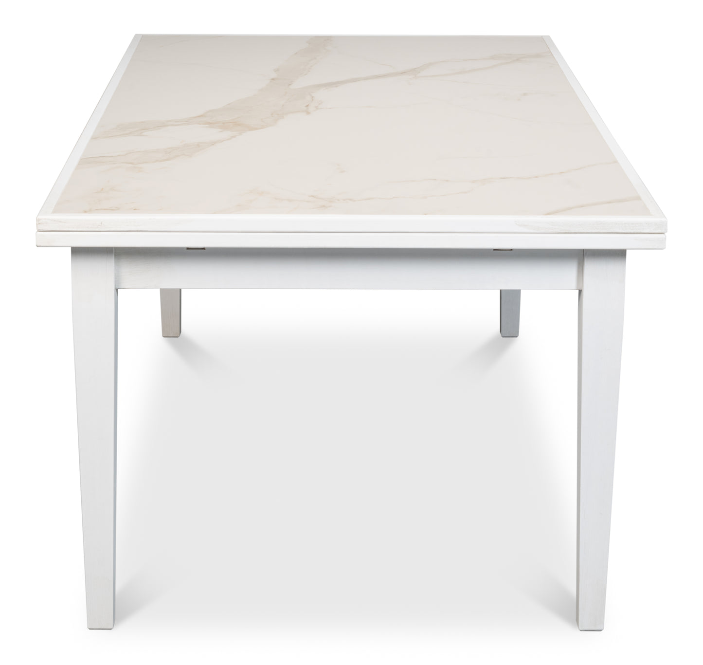 Rectangular Extension Dining Table, White