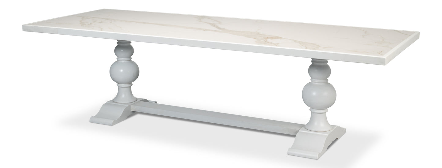 Rectangular Dining Table, Cortina White