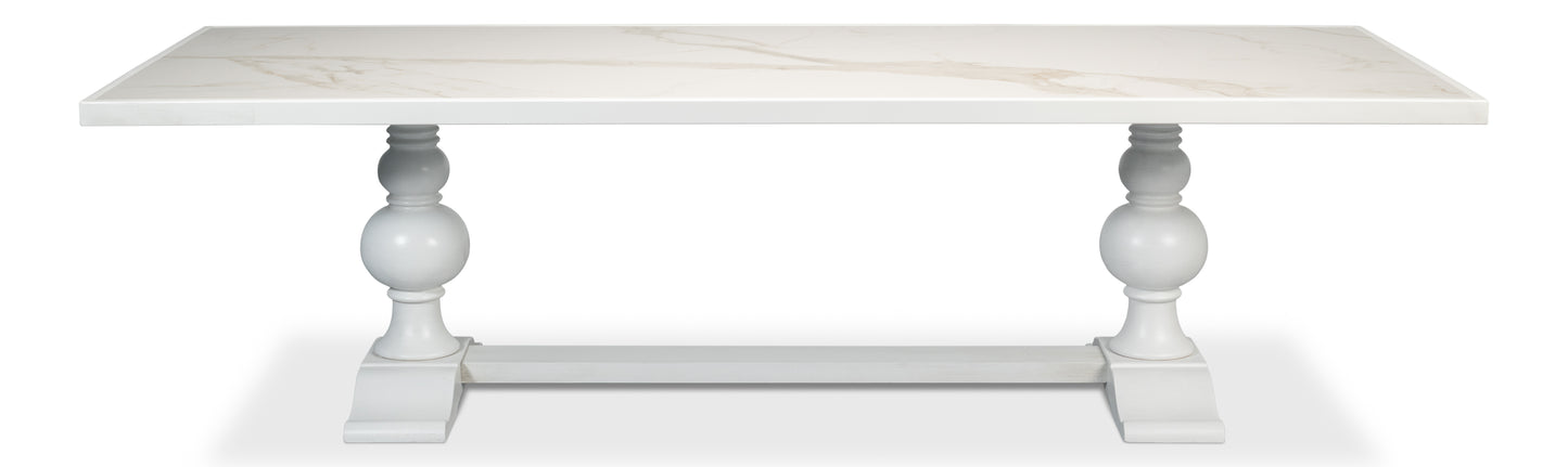 Rectangular Dining Table, Cortina White