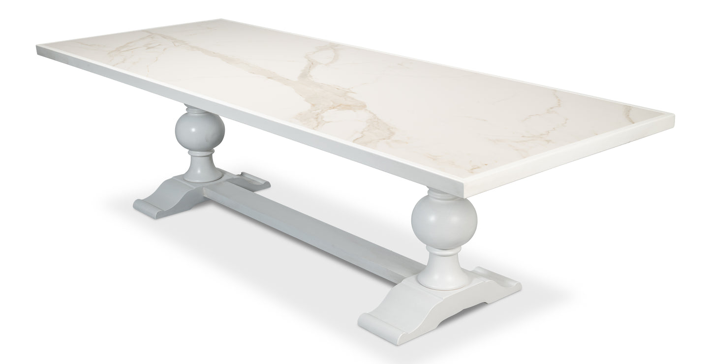 Rectangular Dining Table, Cortina White