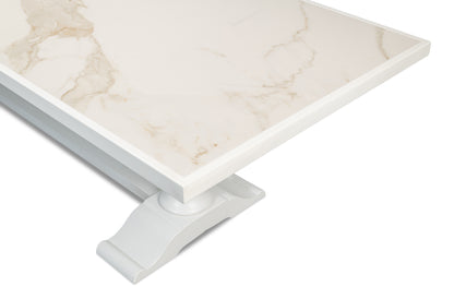 Rectangular Dining Table, Cortina White