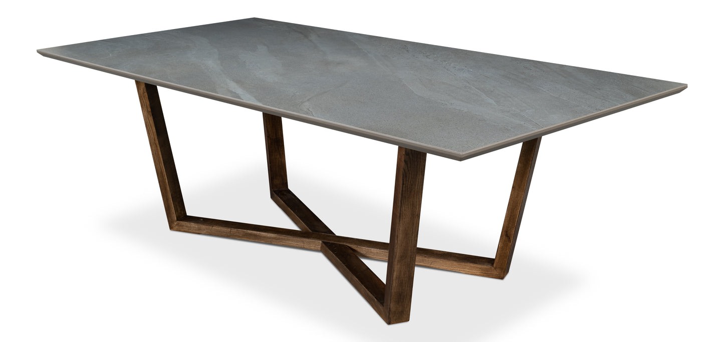 Double Pedestal Dining Table