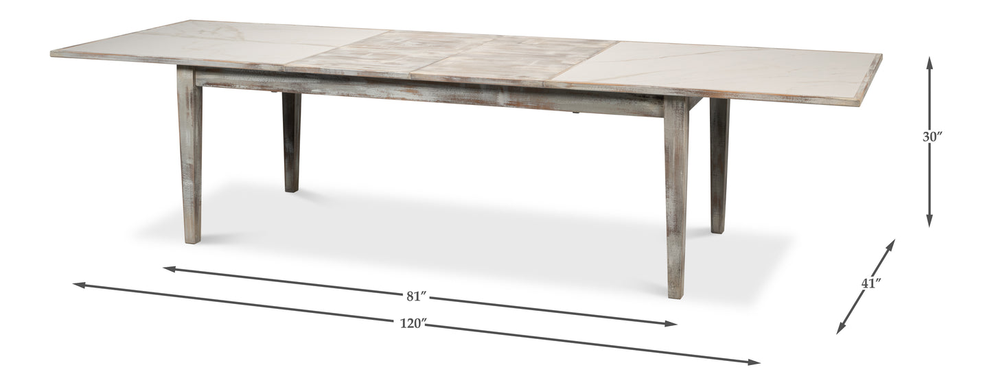 Vince Dining Table, Grey Oak