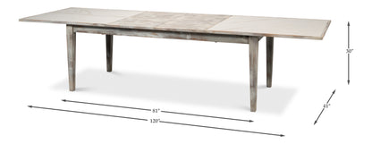 Vince Dining Table, Grey Oak