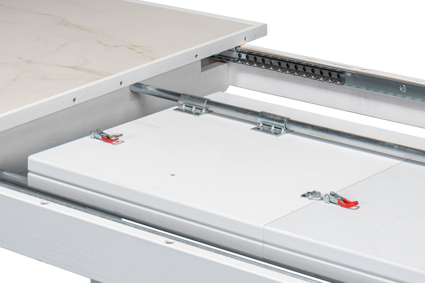 Elton Butterfly Dining Table, White