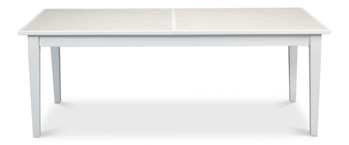 Elton Butterfly Dining Table, White