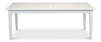 Elton Butterfly Dining Table, White