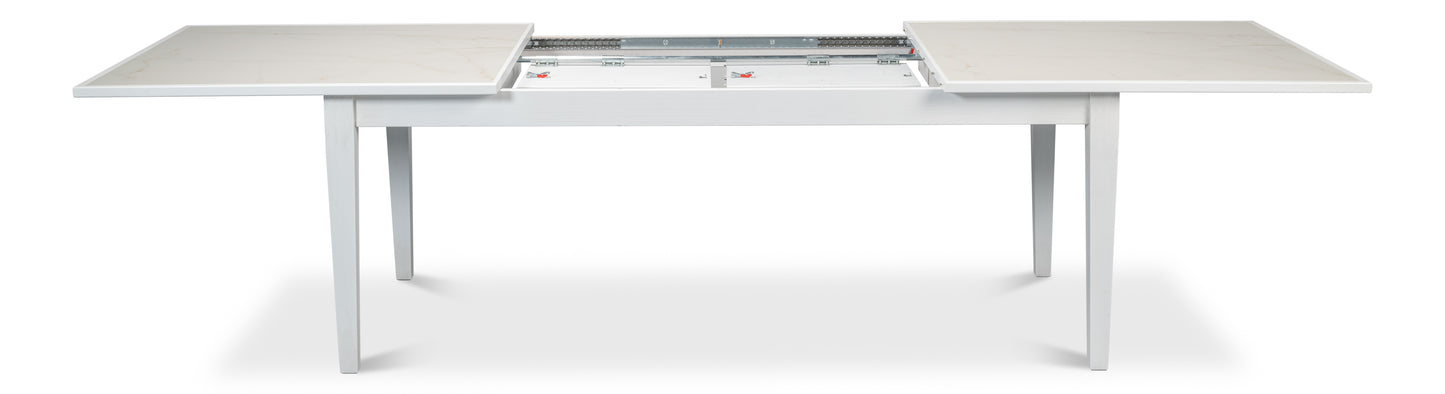 Elton Butterfly Dining Table, White