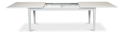 Elton Butterfly Dining Table, White