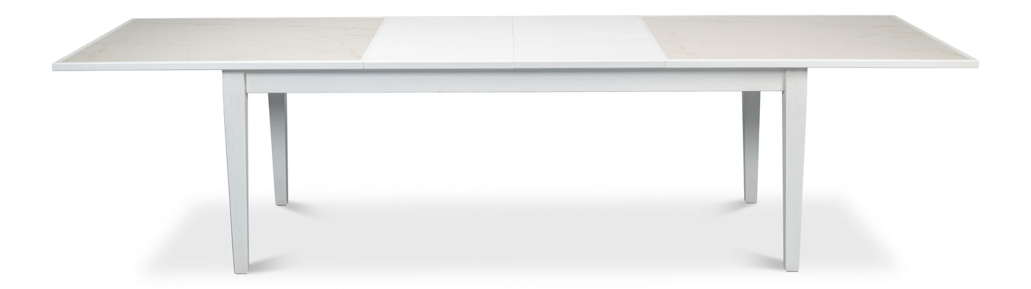 Elton Butterfly Dining Table, White