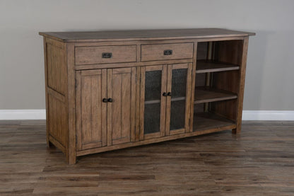 Sunny Designs 80" Transitional Wood Buffet - Doe Valley