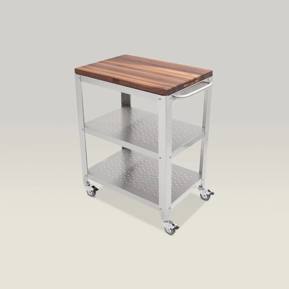 John Boos & Co. American Walnut Cucina Culinarte Kitchen Cart