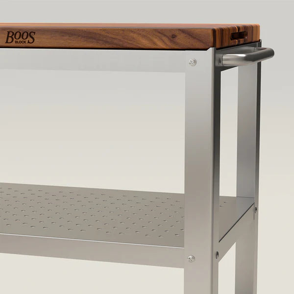 John Boos & Co. American Walnut Cucina Culinarte Kitchen Cart