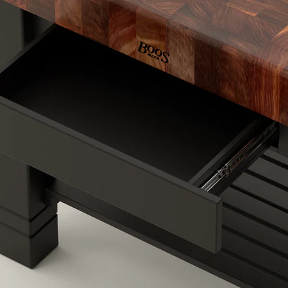 John Boos & Co. Homestead Block Kitchen Island with American Black Walnut End Grain Top