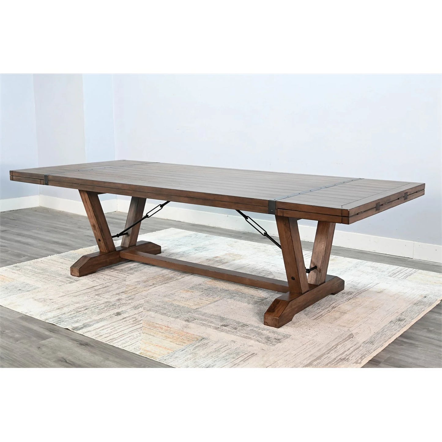 Sunny Designs Yellowstone Extension Table with Folding Leaves - Doe Valley