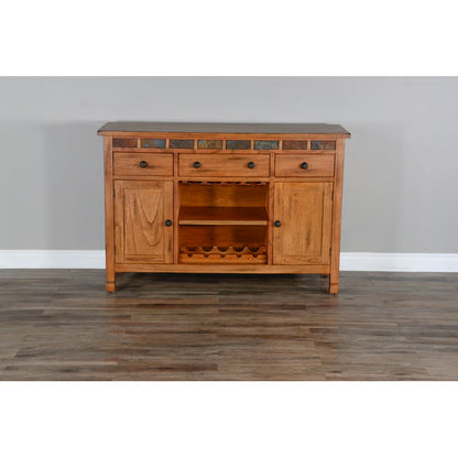 Sunny Designs Wood Buffet with Natural Slate - Sedona