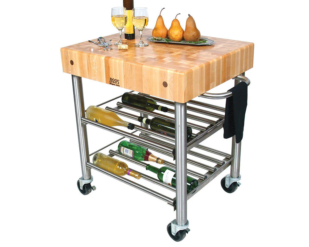 John Boos & Co. Cucina D’Amico Wine Cart