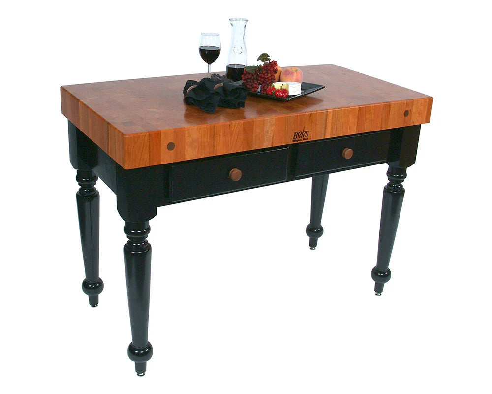 John Boos & Co. Le Rustica American Cherry End Grain Kitchen Island Table