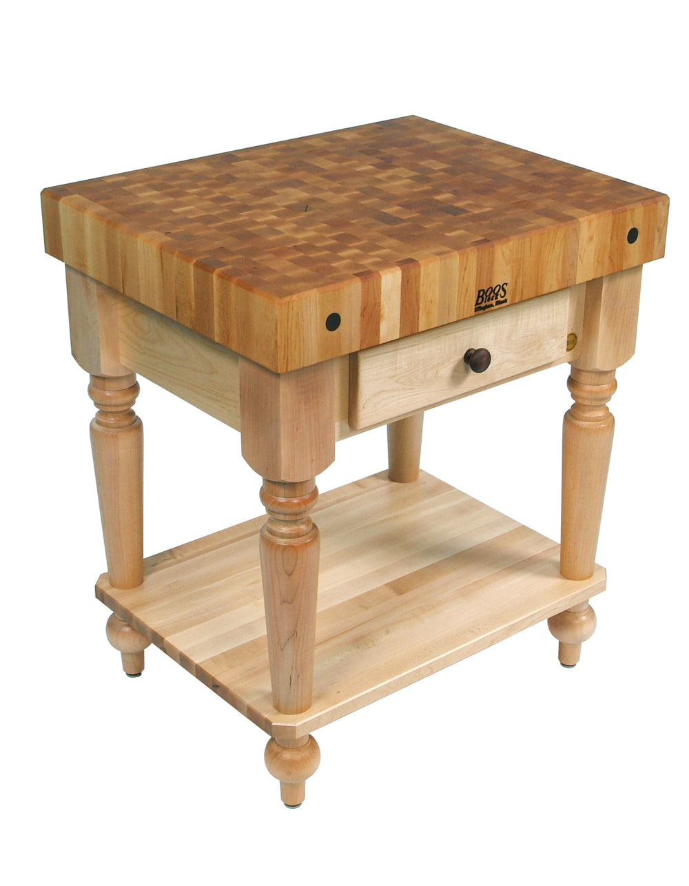 John Boos & Co. Rustica Maple Kitchen Island