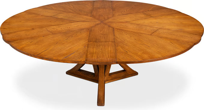 Casual Jupe Dining Table, Tobacco Brown, Medium