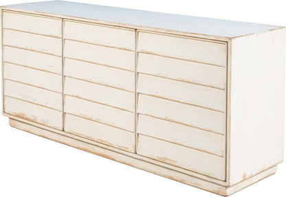 Louvered Sideboard, Whitewash