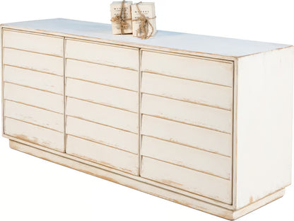 Louvered Sideboard, Whitewash