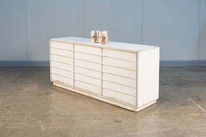 Louvered Sideboard, Whitewash