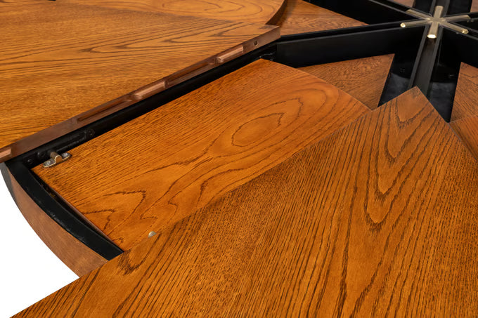 Casual Jupe Dining Table, Tobacco Brown, Medium