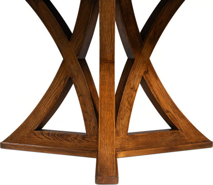 Casual Jupe Dining Table, Tobacco Brown, Medium