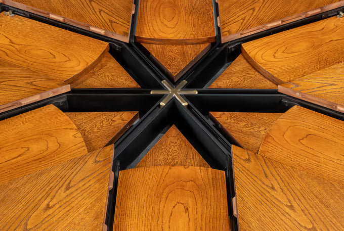 Casual Jupe Dining Table, Tobacco Brown, Medium