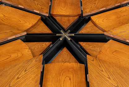 Casual Jupe Dining Table, Tobacco Brown, Medium