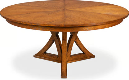 Casual Jupe Dining Table, Tobacco Brown, Medium