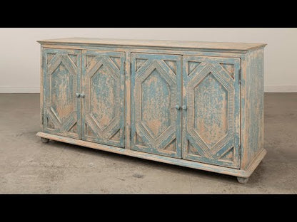 Four Diamonds Sideboard, Blue