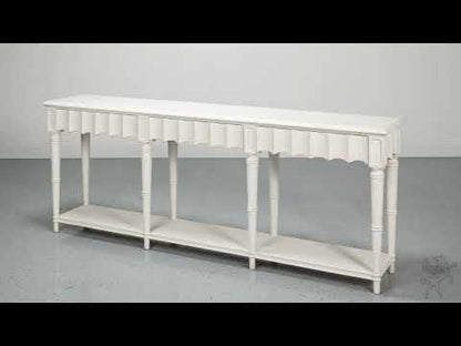 Chantal Console Table Antique White