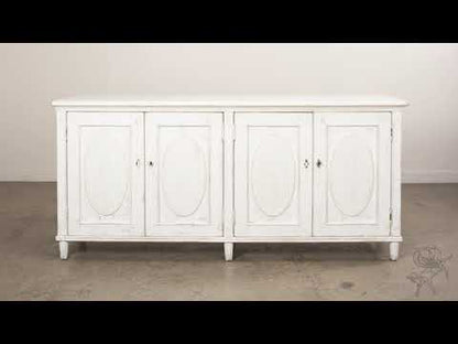 Whitewash Ribbon Sideboard