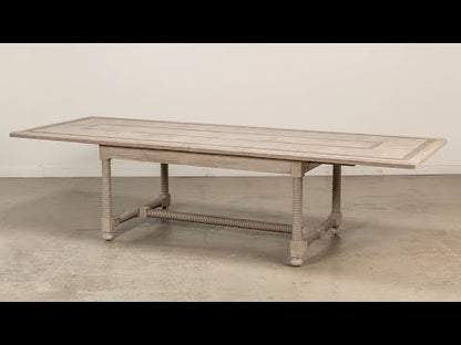 Jurow Equestrian Dining Table, Barn Grey