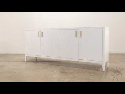 Blanco 4 Door Buffet, Cortina White