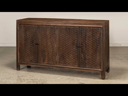 Battle Chainmail 4 Door Sideboard