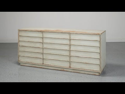 Louvered Sideboard, Sage