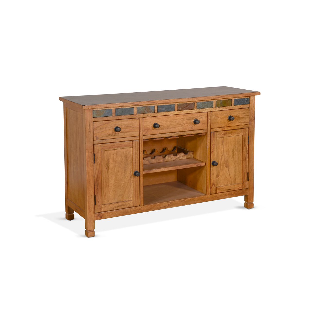 Sunny Designs Wood Buffet with Natural Slate - Sedona