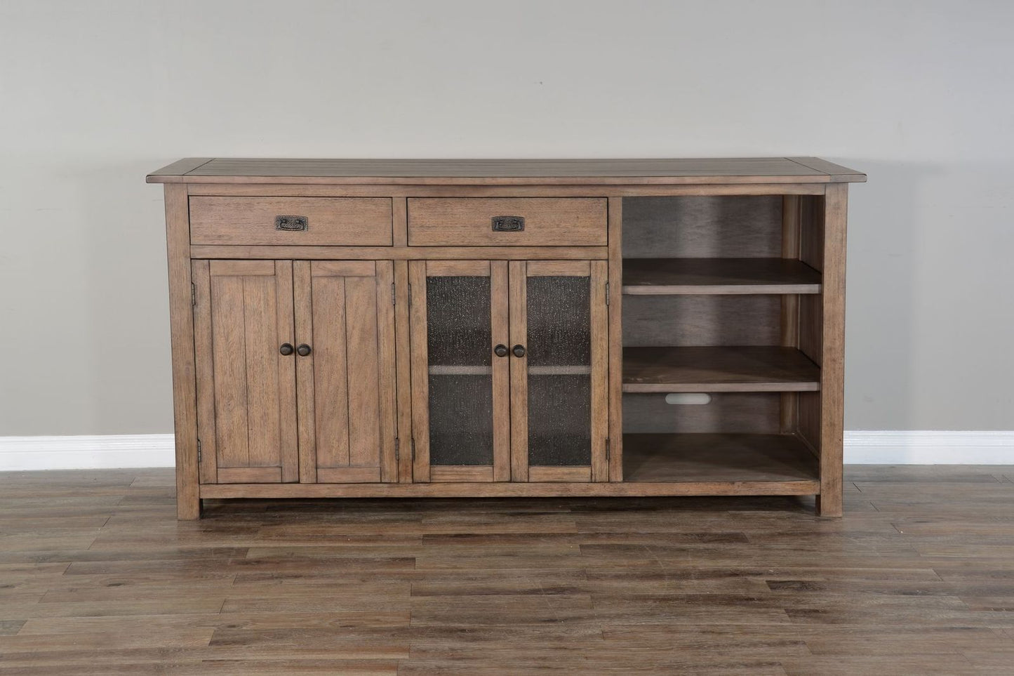 Sunny Designs 80" Transitional Wood Buffet - Doe Valley