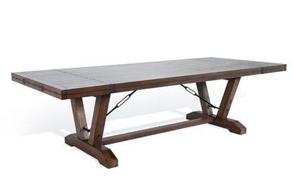 Sunny Designs Yellowstone Extension Table with Folding Leaves - Doe Valley