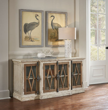 Dove Stalone Glass Front Server